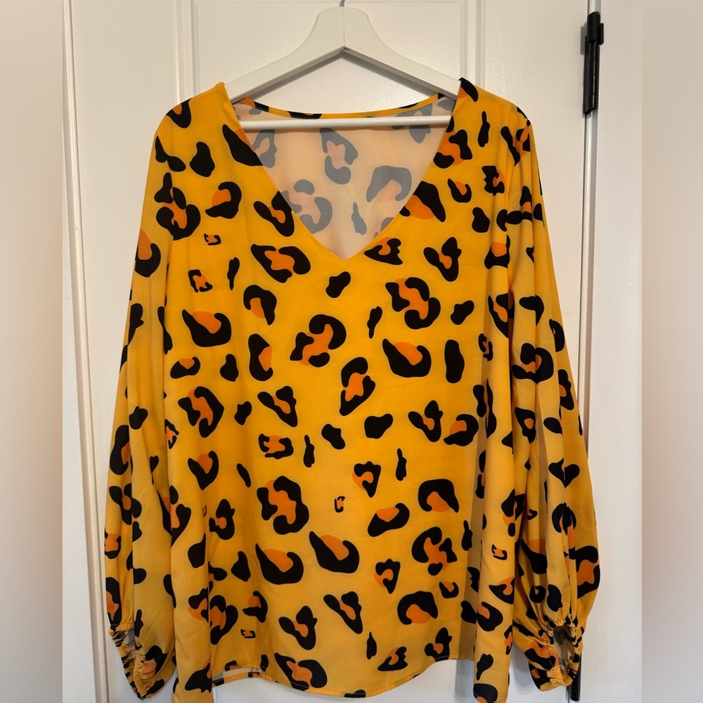Cheetah blouse